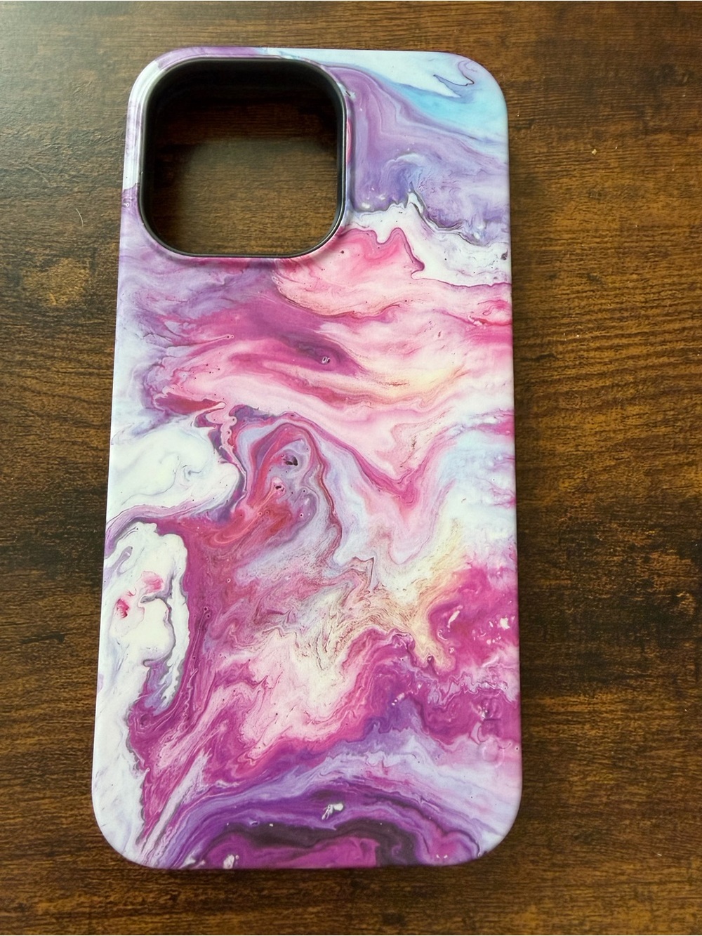 CASELY Bold Purple Marble iPhone 15 Pro Max Case